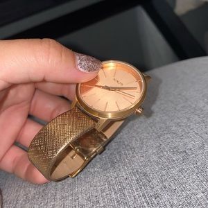 Kensington Leather Nixon Watch